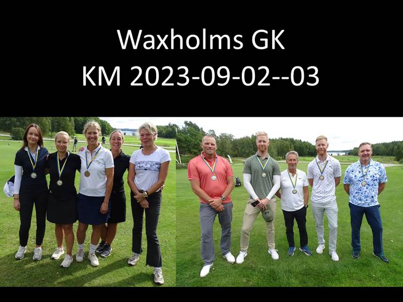 Waxholms GK – Klubbmästerskap 2023-09-02 -- 09-03